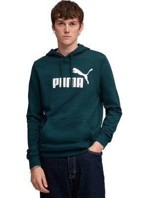 Puma Ess No. 1 Logo Hoodie Tr Yeşil Erkek Sweatshirt