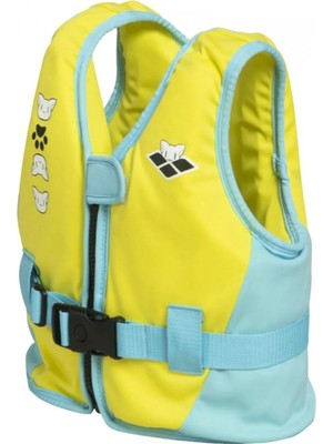 Arena Frıends Swım Vest Yellow Çocuk Sarı Turkuaz Can Yeleği 004018310