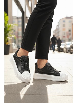 Ayk's Grov 410 G Siyah-Beyaz Mevsimlik Sneaker