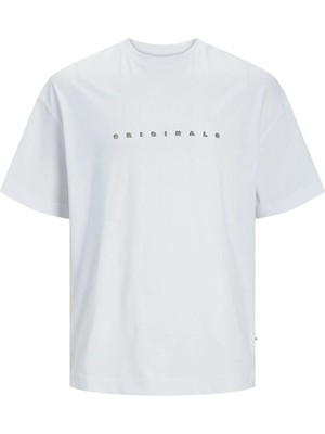 Jack & Jones Jack Jones Joreaster Actıvıty Tee Ss Crew Neck Erkek Beyaz Tshirt 12251966-01