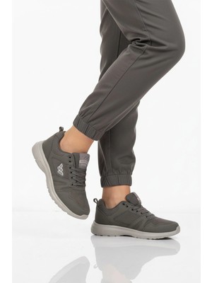 Walkway Füme Fileli Hafif Bağcıklı Esnek Unisex Spor Ayakkabı 020 G
