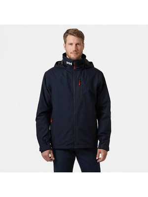 Helly Hansen Crew Hooded Midlayer 2 Erkek Lacivert Kapüşonlu Mont