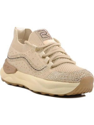 Guja Bej Triko Kadın Sneaker 25Y310-4 Z