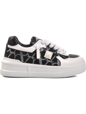 Aspor Siyah Gri Beyaz Unisex Sneaker