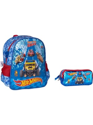 Hot Wheels Anaokulu Çantası ve Kalem Kutusu