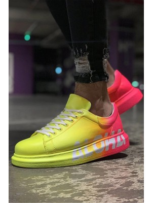 Chekich CH254 Cbt Pittura Erkek Ayakkabı 401 Alh Sarı / Pembe