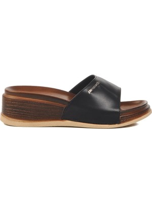 Pierre Cardin Siyah Hafif Kadın Terlik PC-7030 Z