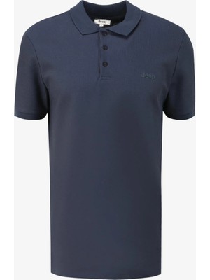 Jeep Düz Antrasit Erkek Polo T-Shirt J4SM-TST7234