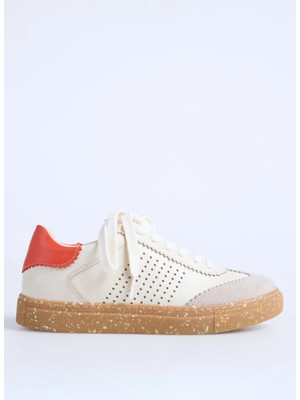 F By Fabrika Ekru Kadın Sneaker Nenu