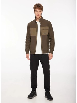 Discovery Expedition Haki Erkek Bato Yaka Relaxed Fit Sweatmont D3WM-SWT6