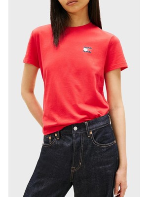 Tommy Jeans Bayan T Shirt DW0DW22274 Xk3