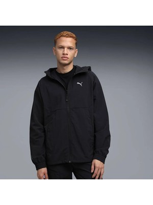 Puma Tech Woven Erkek Siyah Kapüşonlu Ceket