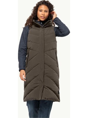 Jack Wolfskin Marıenplatz Vest W Kadin Kahverengi Yelek 1207461-5719