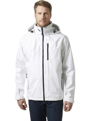 Helly Hansen Crew Hooded Mont 2.0 Erkek Beyaz Yağmurluk HHA.34443-HHA.001