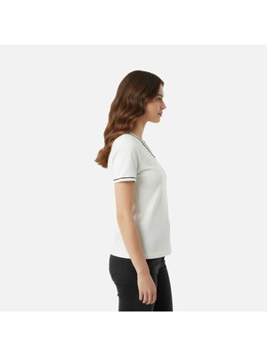Fila Kadın T-Shirt Portello Slim V-Neck FAW1166.10010