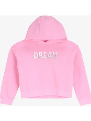 Jeep Pembe Kız Çocuk Baskılı Sweatshirt J4WG-SWT7564