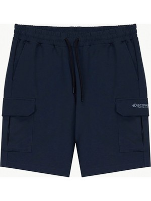 Discovery Expedition D4SM-SHT3289 Lacivert Standart Fit Erkek Kargo Şort