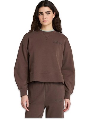 Timberland TB0A41ZB Lush Comfort Crew Sweat Kahverengi Kadın Sweatshirt