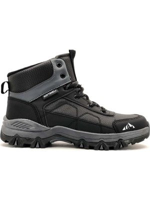 Cool Alfa Siyah Kauçuk Taban Kaymaz Softshell Outdoor Bot