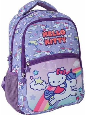 Hello Kitty Okul Çantası Lila