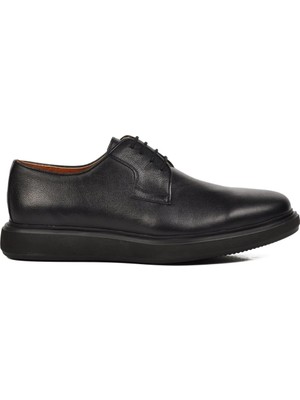 Ayakmod Premium 33275 Siyah Hakiki Deri Erkek Casual Ayakkabı