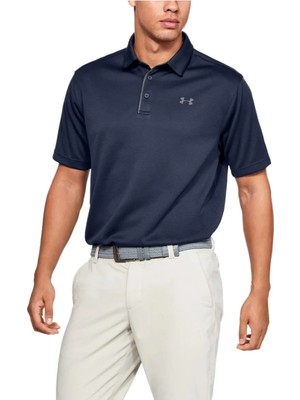 Under Armour 1290140 Tech Polo Lacivert Erkek T-Shirt