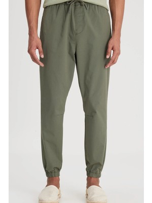 Lee Jogger Non Denim Pantolon Haki Erkek Pantolon
