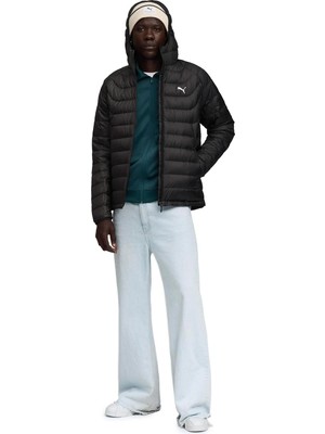 Puma Packlite Hooded Down Jack Siyah Erkek Mont
