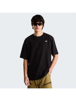 The North Face M Tnf Essentıal Sımple Dome Os Ss Tee Erkek Siyah Tshirt NF0A8EVWJK31