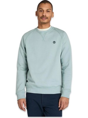 Timberland TB0A2BNK Ls Exeter River Basic Brushed Açık Mavi Erkek Sweatshirt