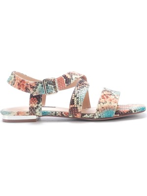 Nine West Etrına2 5fx Turuncu Kadın Düz Sandalet