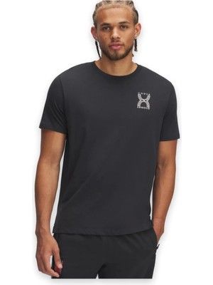 Under Armour 1389823 Ua Run 96 Sleeve Antrasit Erkek T-Shirt