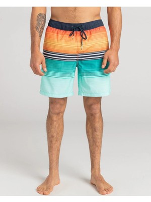 Billabong All Day Htr Strıpe Lb Erkek Turuncu Deniz Şortu EBYJV00103-MNT