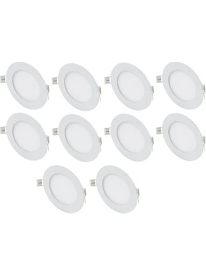 Cata 10 Adet 9 Watt Slim LED Panel Beyaz Işık Metal Kasa CT-5146B