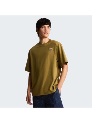 The North Face M Tnf Essentıal Sımple Dome Os Ss Tee Erkek Kahverengi Tshirt NF0A8EVW2EL1