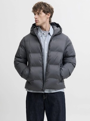 Jack & Jones Jack Jones Jjkaıto Puffer Jacket Bf Erkek Antrasit Mont 12282300-16