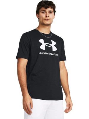 Under Armour Sportstyle Logo Update Erkek Siyah Tişört