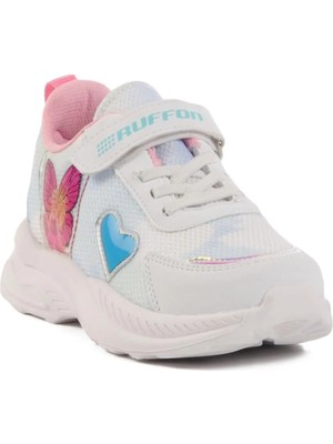 Walkway Beyaz-Bebe Mavisi Çocuk Spor Ayakkabı Ruffon 2340 F