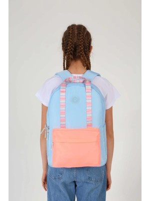 Kaukko Double Stripe Sırt Çantası Blue K1765