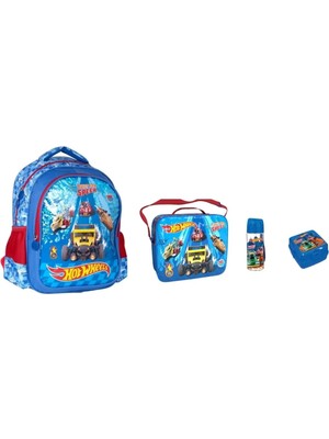Hot Wheels Okul Çantası Seti (4 Parça)