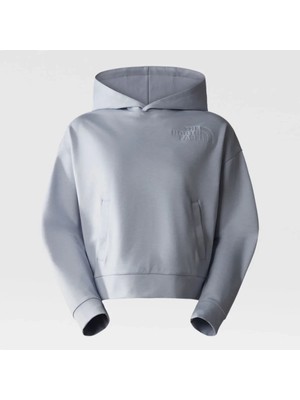 The North Face Spacer Air Kadın Gri Küpüşonlu Sweatshirt
