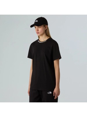 The North Face W Ss Zumu Relaxed Tee Kadin Siyah Tshirt NF0A87DJJK31