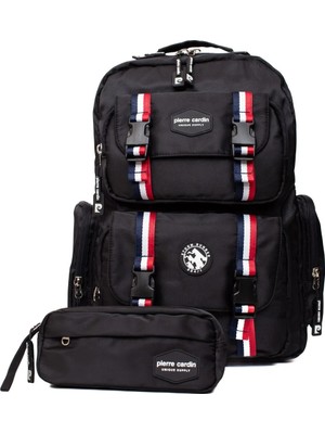 Pierre Cardin Okul Çanta Seti PCSET07PC100408-SIYAH