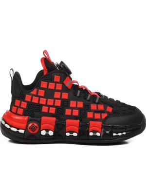 Walkway Kırmızı Akıllı Bağcıklı Bilek Boy Çocuk Sneaker 1974 F