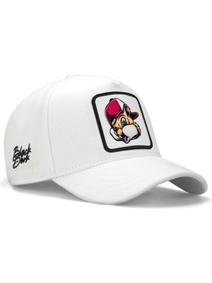 BlackBörk Kids Sincap Logolu Beyaz Çocuk Beyzbol Şapka