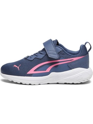 Puma All Day Active Ac Çocuk Mavi Koşu Ayakkabısı