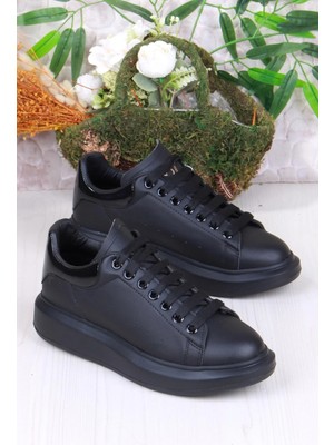 Fort B-150 Siyah Rahat Kalın Taban Sneaker Erkek Spor Ayakkabı