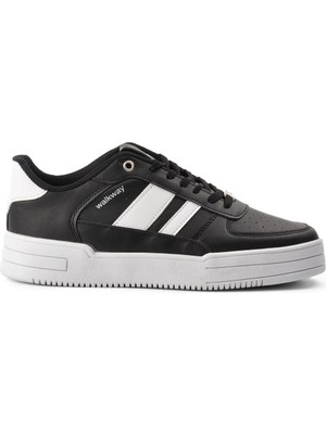 Walkway Sandy Siyah-Beyaz Erkek Sneaker