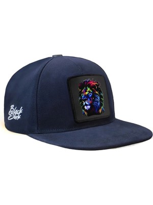 BlackBörk Hip Hop Kids Aslan Logolu Lacivert Çocuk Beyzbol Şapka