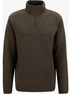 Jeep Haki Erkek Dik Yaka Relaxed Polar Sweatshirt C4WM-SWT4201 Polar Sweatshirt C4WM-SWT4201
